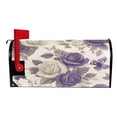 thumbnail image 2 of WOBOGO Purple White Flowers Pattern Mailbox Cover Magnetic for Garden Yard Home Decor Standard Size 20.7×18.03in, 2 of 9