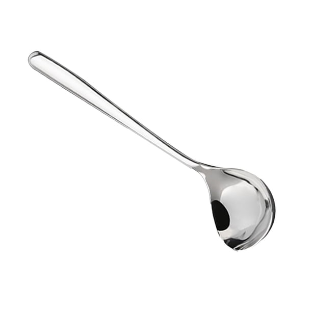 Cuchara De Sopa, Cuchara De Cocina De Acero Inoxidable Con Cabeza Redonda Grande Para Ingredientes Alimentarios