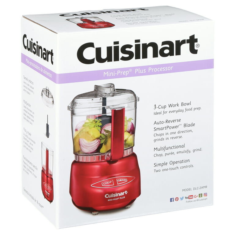 Cuisinart Mini-Prep Plus 3-Cup Food Chopper, Metallic Red