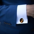 thumbnail image 3 of Firefly Stainless Steel Cuff Links for Dress Shirts - for Formal Occasions and Business Attire, 3 of 6