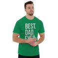 thumbnail image 4 of Best Dad Ever Fathers Day Gift Men's Big & Tall Crewneck Graphic Tee Brisco Brands 3X, 4 of 5