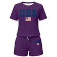 thumbnail image 3 of MAIHAN Women Summer Outfits Spring Outfits Shirt and Pants Shorts Sets Women 2 Piece Outfits Casual Two-Piece Outfit, 3 of 3