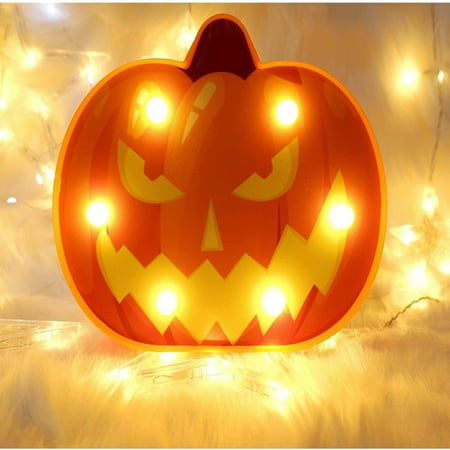 

Vuygyu Halloween Outdoor Garden Decorative Night Light Pumpkin Bat Shaped LED Table Lamp Festival Party Supplies