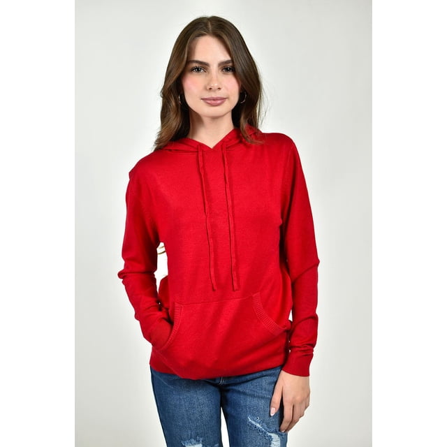 Sudadera tejida con capucha Roman Fashion /Juvenil, 830 (Rojo) rojo G