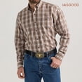 thumbnail image 3 of JASGOOD Western Belts for Men Women Genuine Leather Cowboy Belt without Buckle Cowgirl Belt Strap for Jeans, 3 of 10