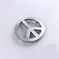 thumbnail image 3 of New Vintage Peace Symbol Love Sign Belt Buckle, 3 of 5
