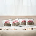 thumbnail image 7 of Ambesonne Birthday Throw Pillow Cover 4 Pack, Cake Cherries Candles, 20", Multicolor, 7 of 7