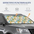 thumbnail image 4 of Bingfone Colorful Fruits Windshield Sun Shade 2-Piece Foldable Car Front Window Sunshade for Most Sedans SUV Truck-Small, 4 of 7