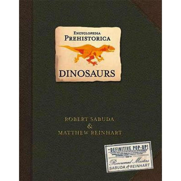 Pre-Owned Encyclopedia Prehistorica Dinosaurs Pop-Up (Hardcover 9780763622282) by Robert Sabuda, Matthew Reinhart