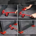 thumbnail image 2 of Elevador de muebles triangular resistente de hierro ABS PVC, juego de plataformas móviles para 200 kg de carga, 5 piezas, 2 of 5