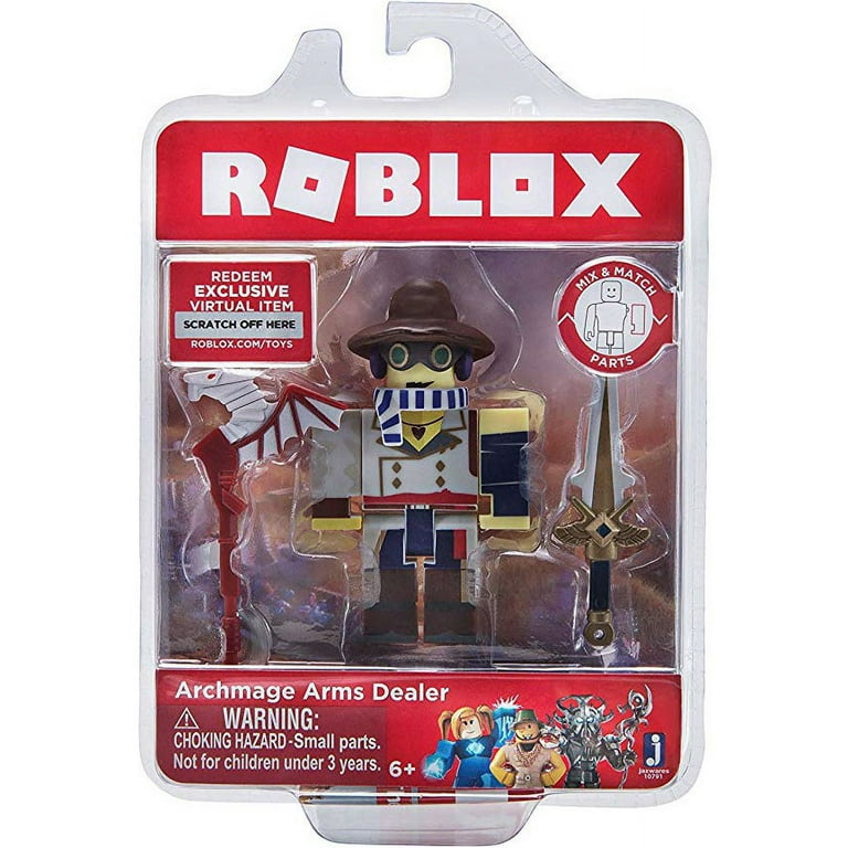 Roblox Action Collection - Archmage Arms Dealer Figure Pack [Includes  Exclusive Virtual Item] 