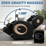 BILITOK Massage Chair Recliner with Zero Gravity with Full Body Air Pressure Black