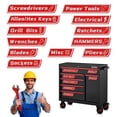 thumbnail image 1 of Etiquetas magnéticas para cajas de herramientas LETOURWM, paquete de 12 con iconos de herramientas,, 1 of 8