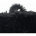 thumbnail image 3 of Klear Vu Shaggy Bed Rest Back Support Pillow - Large Reading Pillow, 30" x 21", Black, 3 of 5