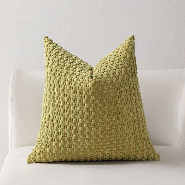 Soft Weave Pillowcases Standard Size Breathable Face Friendly Pillow Shams Decorative Weave Pillow Case Covers