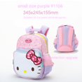 thumbnail image 3 of Mochilas escolares que protegen la columna vertebral y reducen la carga para estudiantes de primaria de Hello Kitty Mochila escolar para niñas de jardín de infantes Bolso de hombro rosa, 3 of 5