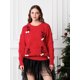 thumbnail image 1 of Suéteres con lazo bonitos para mujer, suéteres navideños rojos informales, modernos, cálidos, de manga larga, prendas de punto básicas para otoño e invierno, ropa de calle, 1 of 5