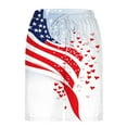 thumbnail image 5 of Swim Trunks for Men Usa 4Th Of July Patriotic Board Shorts American Flag Star Pattern Sweatpants Quick Dry Board Shorts With Zip Pockets Bathing Suits Beach Swimwear, 5 of 6
