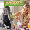 thumbnail image 3 of Portable USB Electric Chopper – Cordless Mini Food Processor for Garlic, Vegetables, Onions, Meat, Chili, Pepper & Fruit – Multi-Functional Grinder/Mincer, 3 of 7