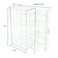 thumbnail image 4 of Isaac Jacobs 2 Drawer Acrylic Earring Holder, Jewelry Organizer Case (Holds up to 48 Pairs), 4 of 7