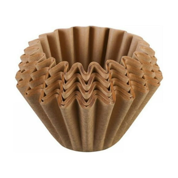 Coffee Filter Paper Drip Filter,Coffee Filter Tea Infuser Accessories,No Residue Hand-made Raw Wood Pulp Coffee Filter Paper,No Bleach No Odor,100 Pcs