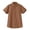 Khaki, variant on Purcolt Mens Button Down Shirts Dressy Casual Short Sleeve Dress Shirt Summer Big and Tall Loose Fit Beach Tops with Pocket, S-4XL
