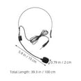 thumbnail image 2 of SWETRACE 2Ud Micrófono De Diadema Con Conector 3.5mm Negro Para Y Amplificador De Voz, 2 of 8