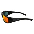 thumbnail image 3 of Epoch Eyewear Foam Padded Motorcycle Sunglasses Riding Glasses Z87+ Safety Glasses (Black-Red), 3 of 7