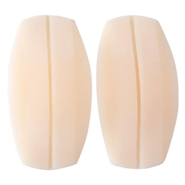 2 almohadillas de silicona para tirantes de sujetador, cómodas almohadillas para hombros, soporte antideslizante, alivio del dolor Rosa claro