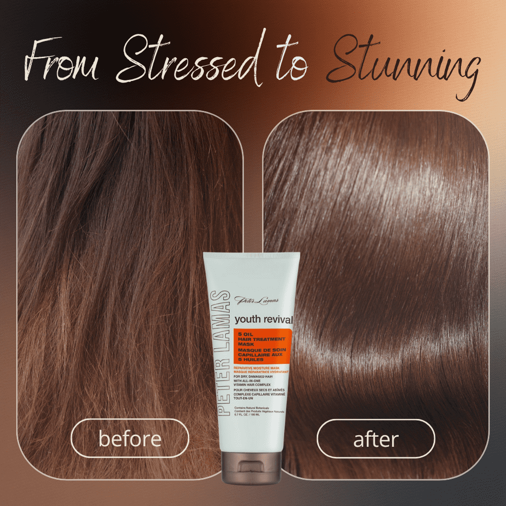 Peter Lamas Youth Revival 5 Oil Hair Treatment Mask, 6.7 OZ