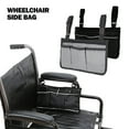 ODOMY Wheelchair Side Bag Portable Armrest Pouch Organizer Bag Stroller