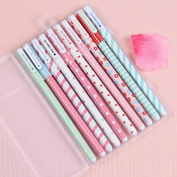 Clearance YOHOME 10Pcs/Lot New Cute Cartoon Colorful Gel Pen Set Kawaii Stationery Creative Multicolor