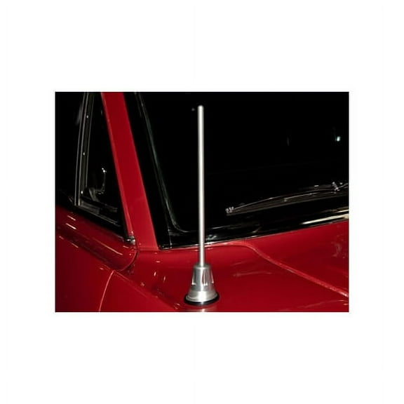 Scott Drake C5ZZ-18813-BL 64-68 Ford Radio Antenna 8 Inch, Billet