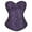 Dark Purple, variant on Corset Tops for Women Going Out Vintage Strapless Corset Crop Tube Top Bodyshaper Women's Bustier Corset Top Sets Black Satin Waist Cincher Dark Purple Xxl