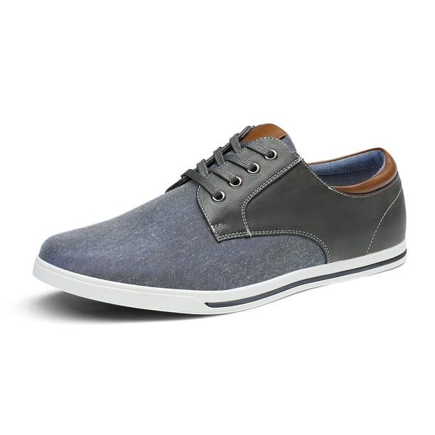 Zapatillas Oxford Rivera-01 Gris para Hombre Bruno Marc Talla 11