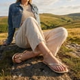 thumbnail image 5 of Cushionaire Cruise Lightweight Minimalist Womens Flip Flops - Comfortable Beach Sandals for Women with Cushioned Footbed & Flexible Slip On Design, Casual Vacation Essentials, 5 of 17