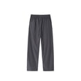 thumbnail image 4 of Aimik Men's Textured Straight Pants Pleated Loose Fit Drawstring Trousers Lightweight Soft Streetwear Bottoms for Daily Commute, 4 of 6