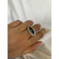thumbnail image 2 of Carillon London Blue Topaz Ring, Gemstone Cluster 0.36 ct 925 Sterling Silver Ring for Women, Ring Size : 7.5, 2 of 5