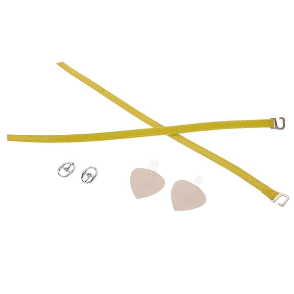 AURARMLET 2 Pairs High Heels Straps Shoe Straps Yellow Lazy Shoelace Design for Girls