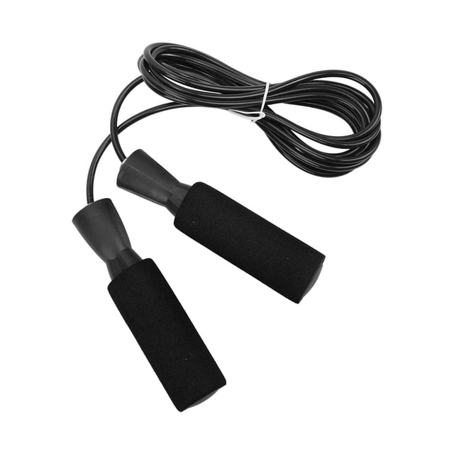Corde à Sauter, Corde à Sauter en Fil d'Acier Réglable avec Double Roulements pour Hommes Femmes Enfants