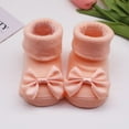 thumbnail image 3 of Kids Socks Winter Warm Socks Toddlers Boys Girls Children Bowknot Princess Socks Floor Socks + 1Pc Bow Hairband Girls Toddler, 3 of 5