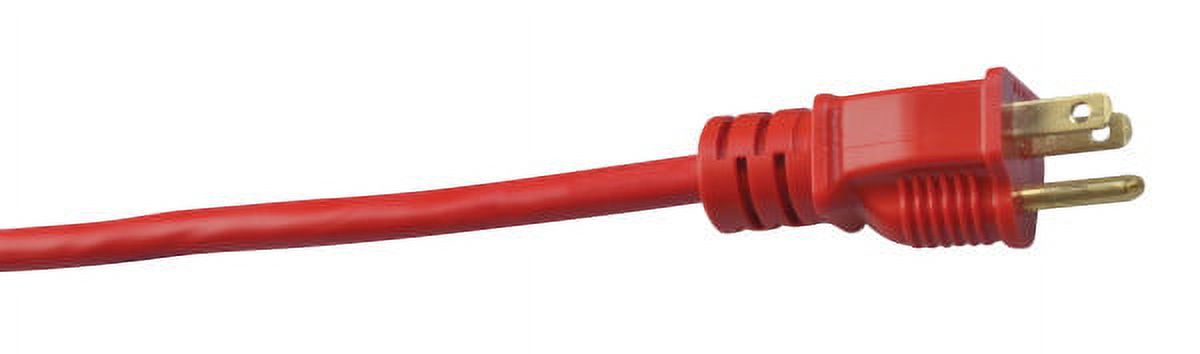 Southwire 2407SW8804 14/3 25' Red SJTW Heavy-Duty General Purpose Extension Cord
