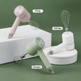 thumbnail image 3 of Amdohai Hand Mixer Double Stick Egg Beater Electric Portable Egg Whisk Cordless 3-speed Adjustable Stainless Steel Kitchen Blender Removable USB Egg Beater, 3 of 8