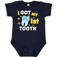 thumbnail image 3 of Inktastic I Got My 1st Tooth with Cute Tooth Baby Boys or Girls Baby Bodysuit, 3 of 5