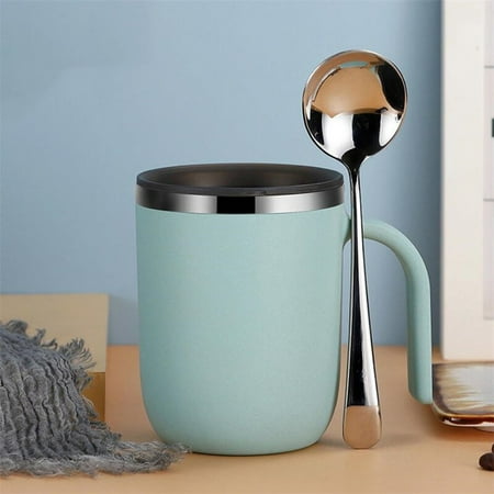 

400ml Coffee Mug 304 Stainless Steel Keep Warm Heat 100% Leak-proof Milk Cup Lid Kitchen Drinkware Breakfast Tea Mug Hot J451