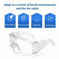 thumbnail image 3 of Safety Goggles Eye Protection Anti Fog Clear Vent Protective Glasses Anti-Shock Goggles With Transparent Shutters, 3 of 7