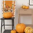 thumbnail image 5 of Fall Thanksgiving Chair Covers Set of 6 Watercolor Pumpkin Sunflower Chair Back Covers Stretch Removable Washable Slipcovers Protector for Dining Room Kitchen Party Decor, 5 of 5
