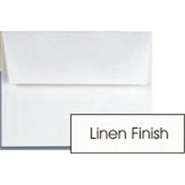 Linen SOLAR WHITE A9 Envelopes 32T 50 PK Quality A9 (53/4x83/4