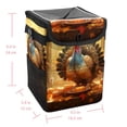 thumbnail image 5 of Turkey Foldable Car Trash Bin with Lid and Leak-proof Hanging Storage Bag Mini Trash Can Car Garbage Can, 5 of 6