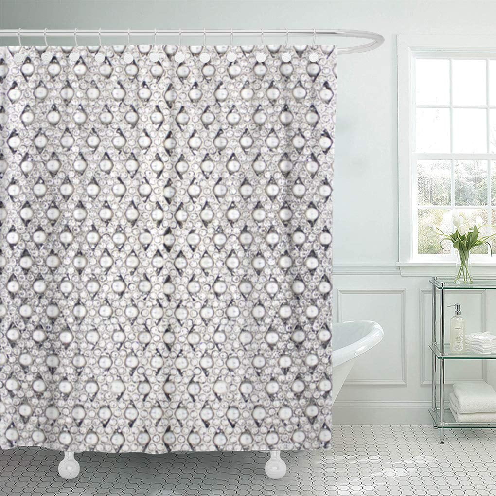 rhinestone shower curtain